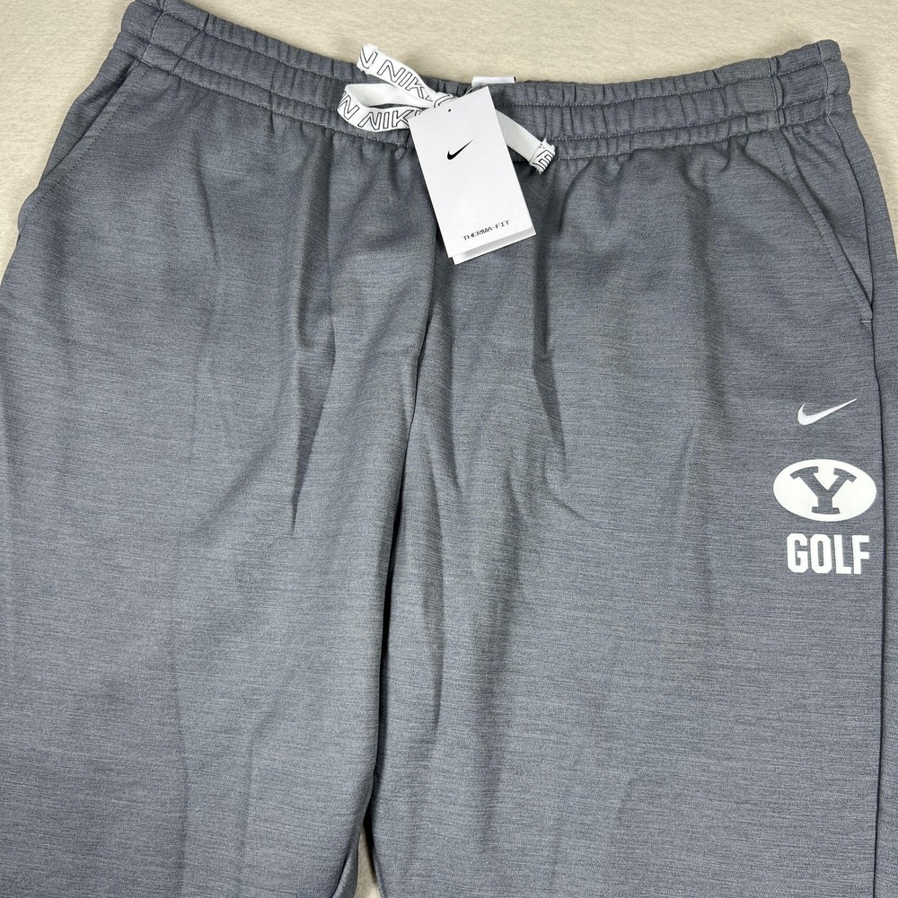 Nike BYU Cougars Golf‎ Joggers Womens XXL Gray Therma Fit CU5662-073 Team Issued